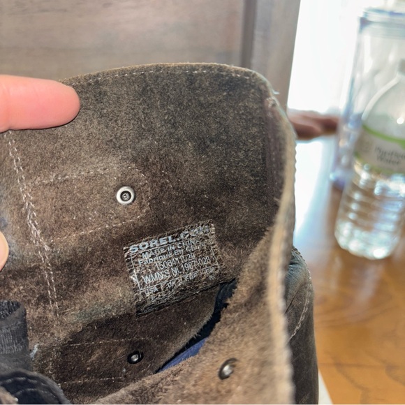 Sorel Women's Joan of Arctic Wedge II Women’s Brown Leather Lace Up Boots Sz‎ 8 - Picture 13 of 16